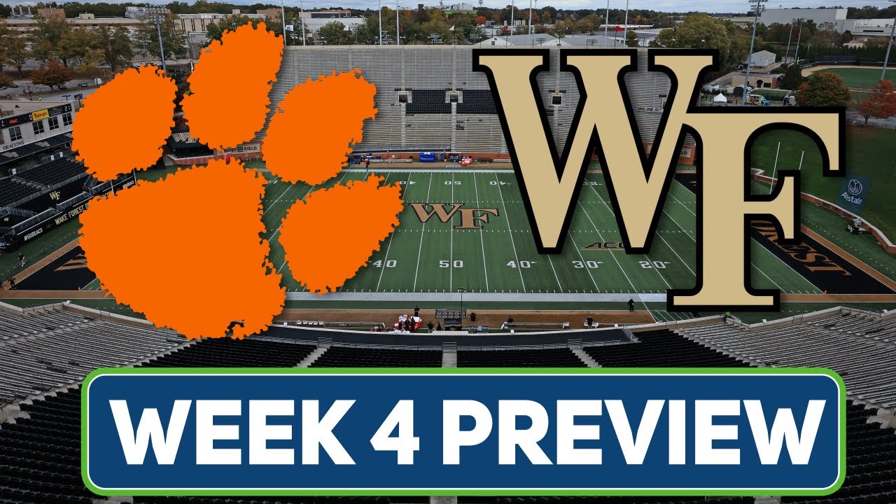 Clemson And Wake Forest Could Be The ACC Game Of The Year YouTube