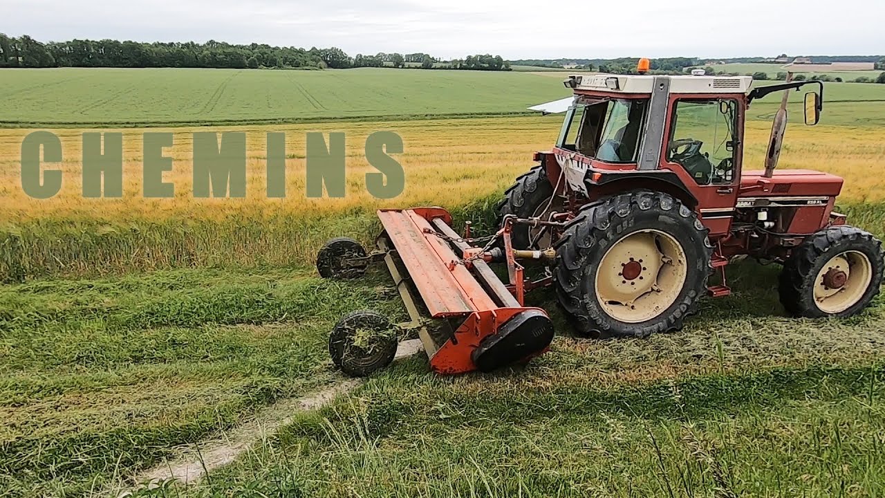 Les chemins entretenus avec le broyeur - 2021