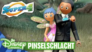 Super 4 - clip: pinselschlacht | disney channel