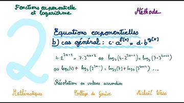 2e - exp/log 4 - équations exponentielles avancées