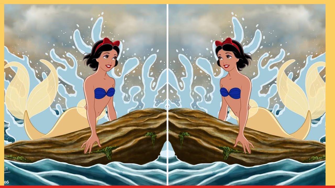 Disney Princess Mermaids 🧜‍♀️ in Mermaid form: