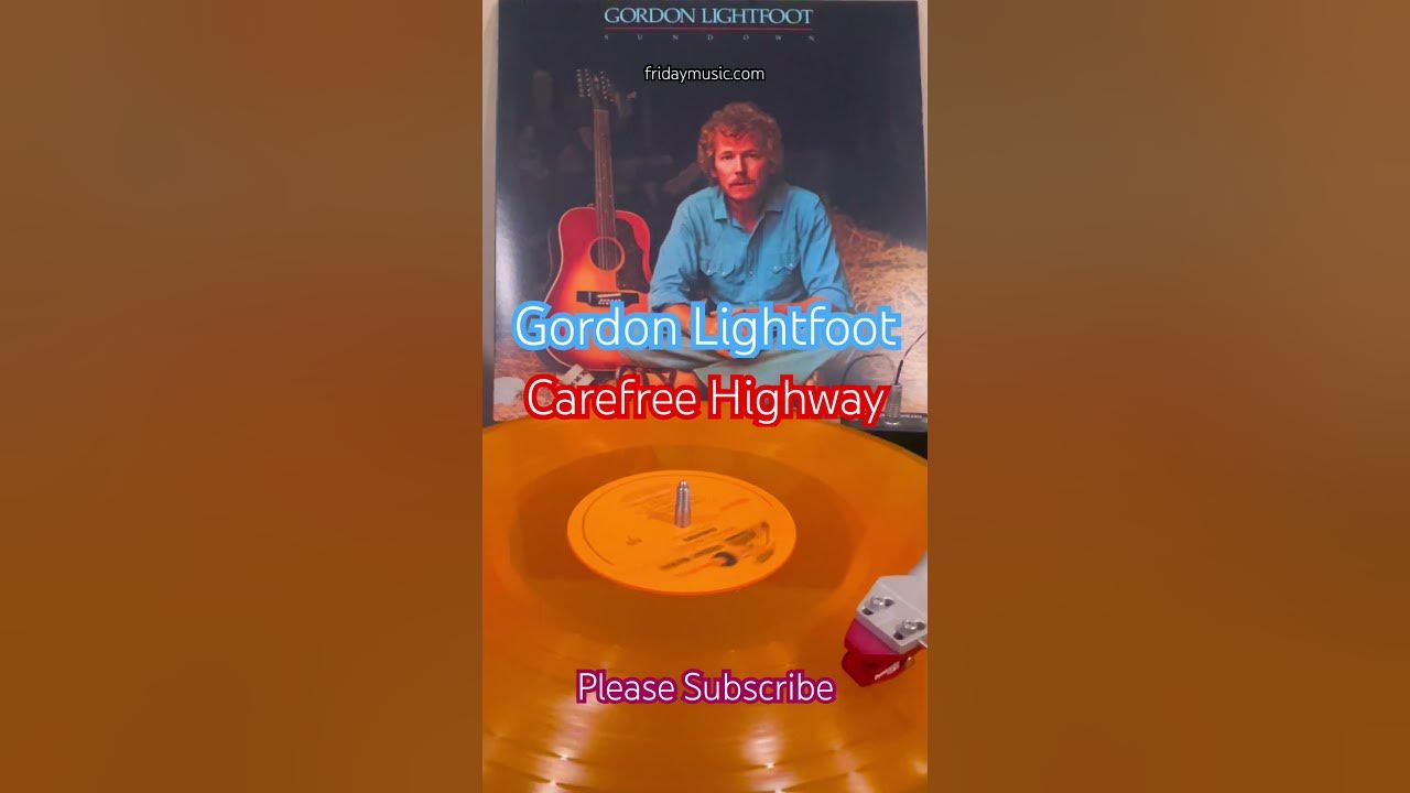 GORDON LIGHTFOOT Carefree Highway gold vinyl #fridaymusic #gordonlightfoot #new #music #vinyl #rock