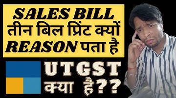 #120 Sales invoices 3 Bills Print | Supplier, Transporter, Recipient | UTGST in Tally Prime