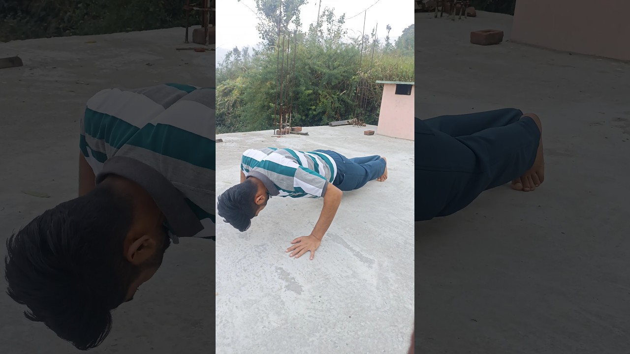 27 Oct 2024//54 Pushups Today 😄 growing 1 Pushup Day by day 🙂 fitness