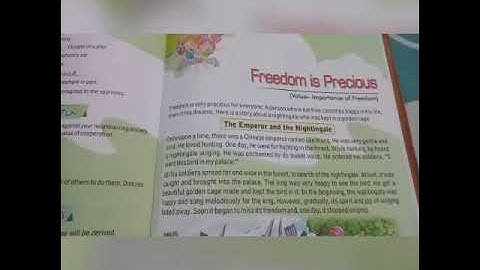 Class 4, Moral science