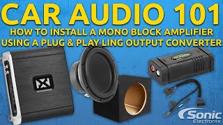 HOW TO: Installing a Mono Block Amplifier. 2017 VW Tiguan. Factory Radio With Plug & Play LOC. by Sonic Electronix 2,849 views 9 months ago 43 minutes