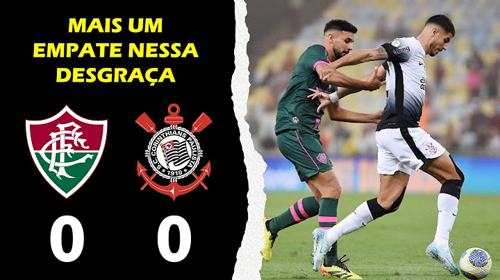 MAIS UM EMPATE NESSA DESGRAÇA - Fluminense 0x0 Corinthians