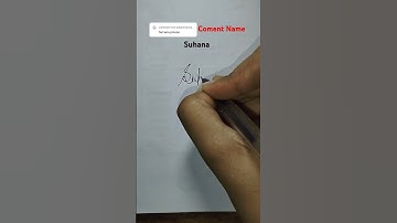 Suhana signature | Suhana signature style #signature #calligraphy #short #viralvideo #trending 🔥🔥
