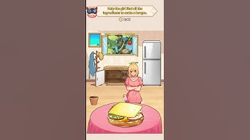 Brain Puzzle: Tricky Quest -Big Burger Solution #shorts #gaming #mobilegame #walkthrough #puzzlegame