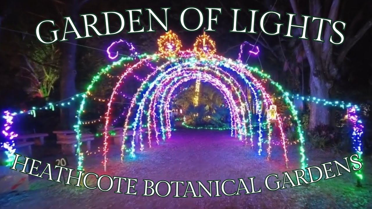 Garden of lights / Heathcote Botanical Gardens / Christmas lights