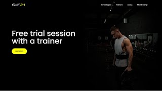 How To Make A GYM Website Using HTML And CSS