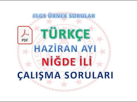 LGS HAZİRAN AYI
