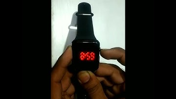 How To Set Time Only One Button Working Digital LED Watch