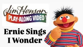 Jim Henson Play Along Video W Sesame Street Ernie Sings I Wonder