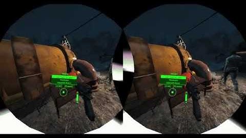 Fallout 4 VR Part 16 - Thicket Excavations - Headset 3D Cardboard First Time Play