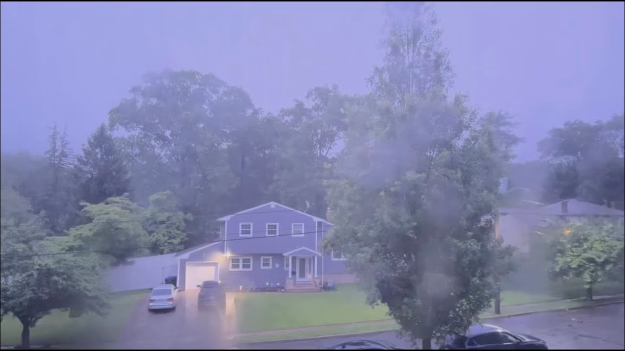 TORRENTIAL overnight thunderstorms strike NJ