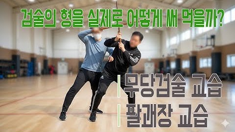 검술의 형을 실제로 어떻게 써 먹을까? 검술 펜싱 무당검술 중국검술 팔괘장 서울팔괘장연구회