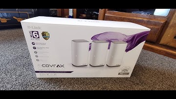 Unboxing AX1800 Dual Band Seamless Mesh Wi-Fi 6 System (3-Pack) COVR-X1873