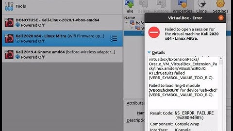 Virtual Box: Failed to load ring-0 module VBoxEhciR0.r0 for device usb-ehci