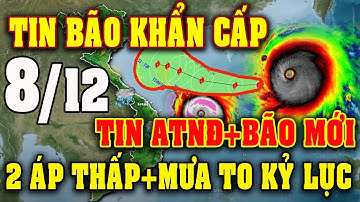 Tin bão Mới Nhất | Dự báo thời tiết hôm nay ngày mai 8/12 | dự báo thời tiết 3 ngày tới #thoitiet