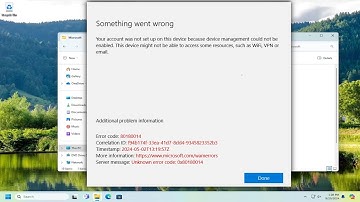 Microsoft Sign In Error 1200, Something Went Wrong [Solution]