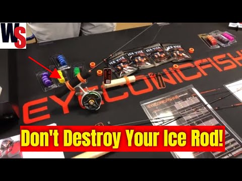 EyeconicFishing Ice Vice Premium Reel Retention Bands Rod