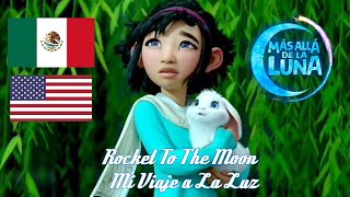 Cathy Ang, Melissa Gedeón - Rocket To The Moon & Mi Viaje a La Luz (Mix) Over To The Moon