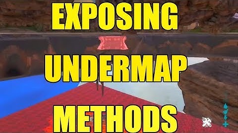 EXPOSING UNDERMAP METHODS - HOW TO GLITCH UNDER THE MAP IN ARK - DEVS FIX YOUR GAME