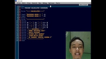 CARA MEMBUAT KALKULATOR SEDERHANA MENGGUNAKAN QBASIC.