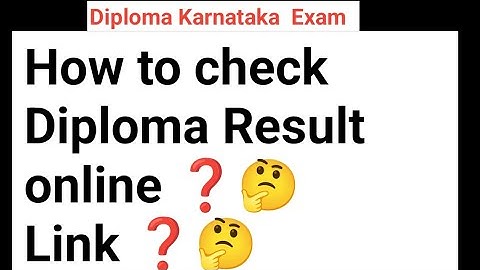 How to check diploma result  online||What is the website link||#diploma result 2024 karnataka