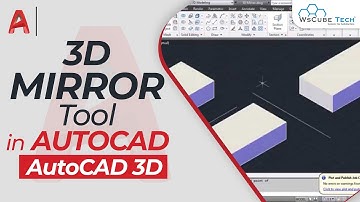 How to Use 3D Mirror Command in AutoCAD | AutoCAD Tutorial For Beginners in Hindi