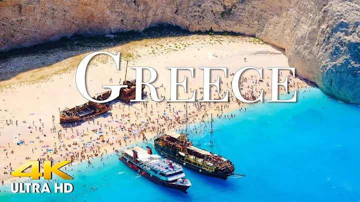 FLYING OVER GREECE (4K UHD) Amazing Beautiful Nature Scenery with Relaxing Music | 4K VIDEO ULTRA HD