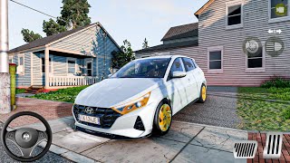 Hyundai i20 City Car Driving - BeamNg Drive - Car Games Pc Gameplay [Logitech g29] #3 screenshot 5