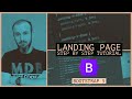 Build A Landing Page using Bootstrap 5 | Full Step by Step Tutorial