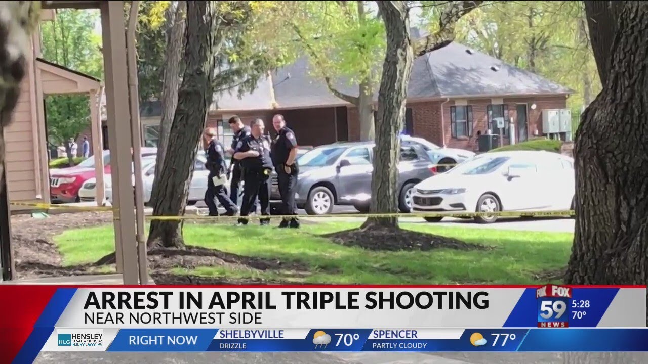 IMPD makes arrest in deadly triple shooting from April - YouTube