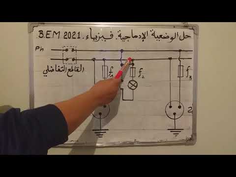 حل الوضعية الإدماجية شهادة التعليم المتوسط   مادة الفيزياء
