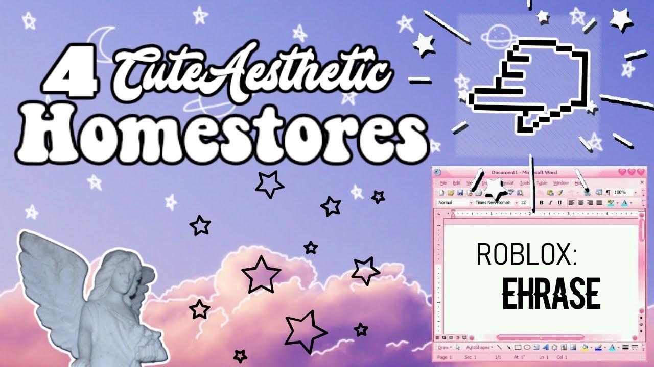 4 Cute Aesthetic Homestores On Roblox Youtube - best roblox homestores