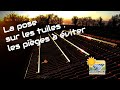 La pose sur les tuiles  les piges  viter