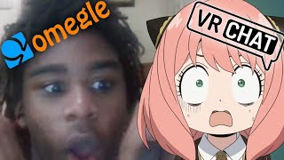 ANYA FORGER VOICE TROLLING ON OMEGLE x VRCHAT #1