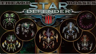 STAR DEFENDER 3 - All Bosses