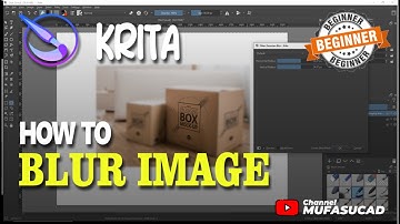 Krita How To Blur Image
