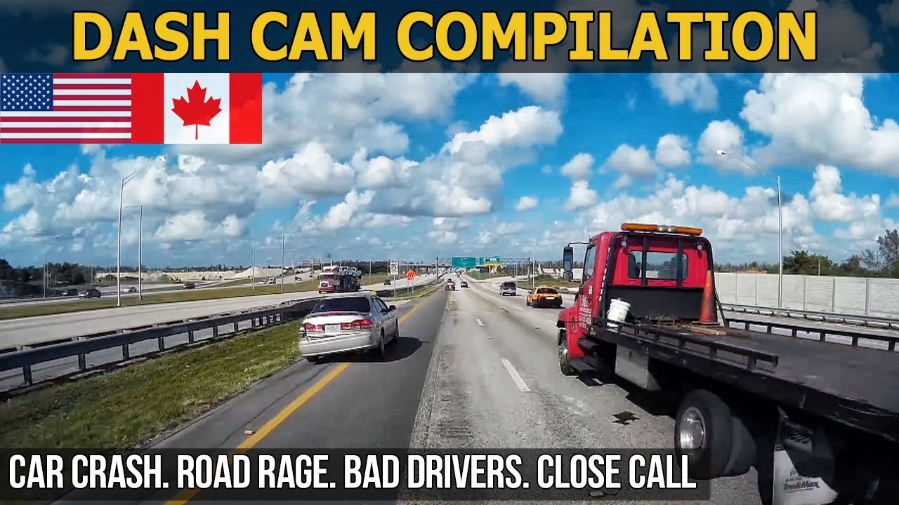 Car Crashes in America (USA & Canada) bad drivers, Road Rage 2017 # 11