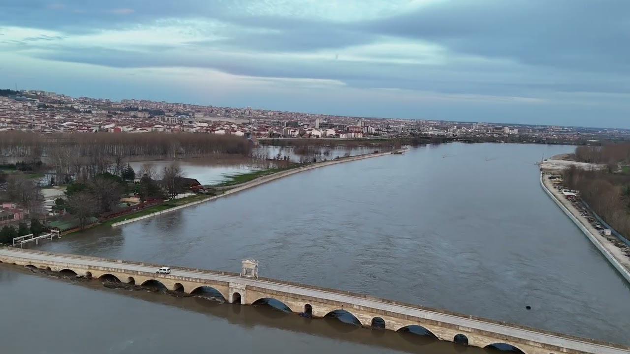 23 Şubat 2026 Edirne'de Su Baskınına Ait Görüntüler 