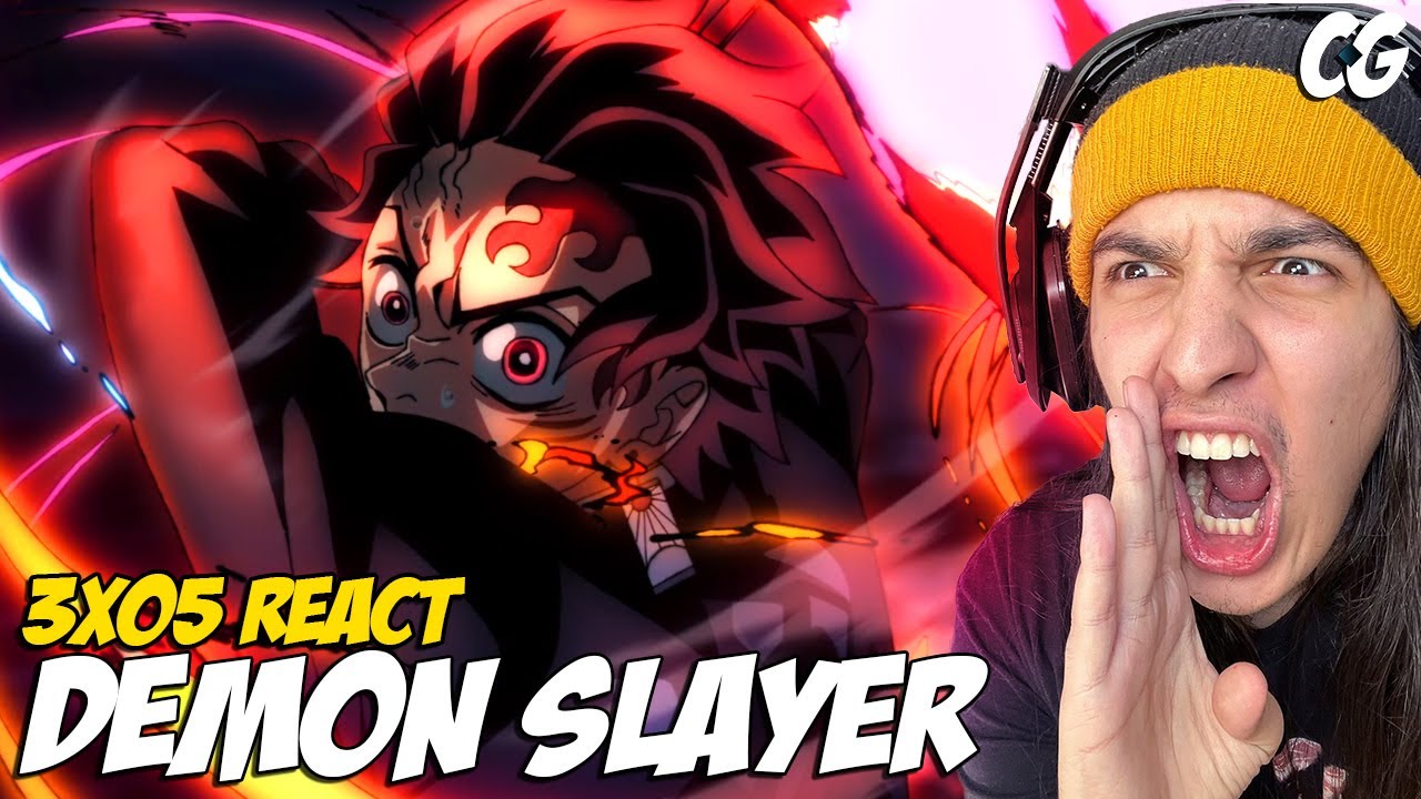 Demon slayer (kimetsu no yaiba) react ep 5 temp 3