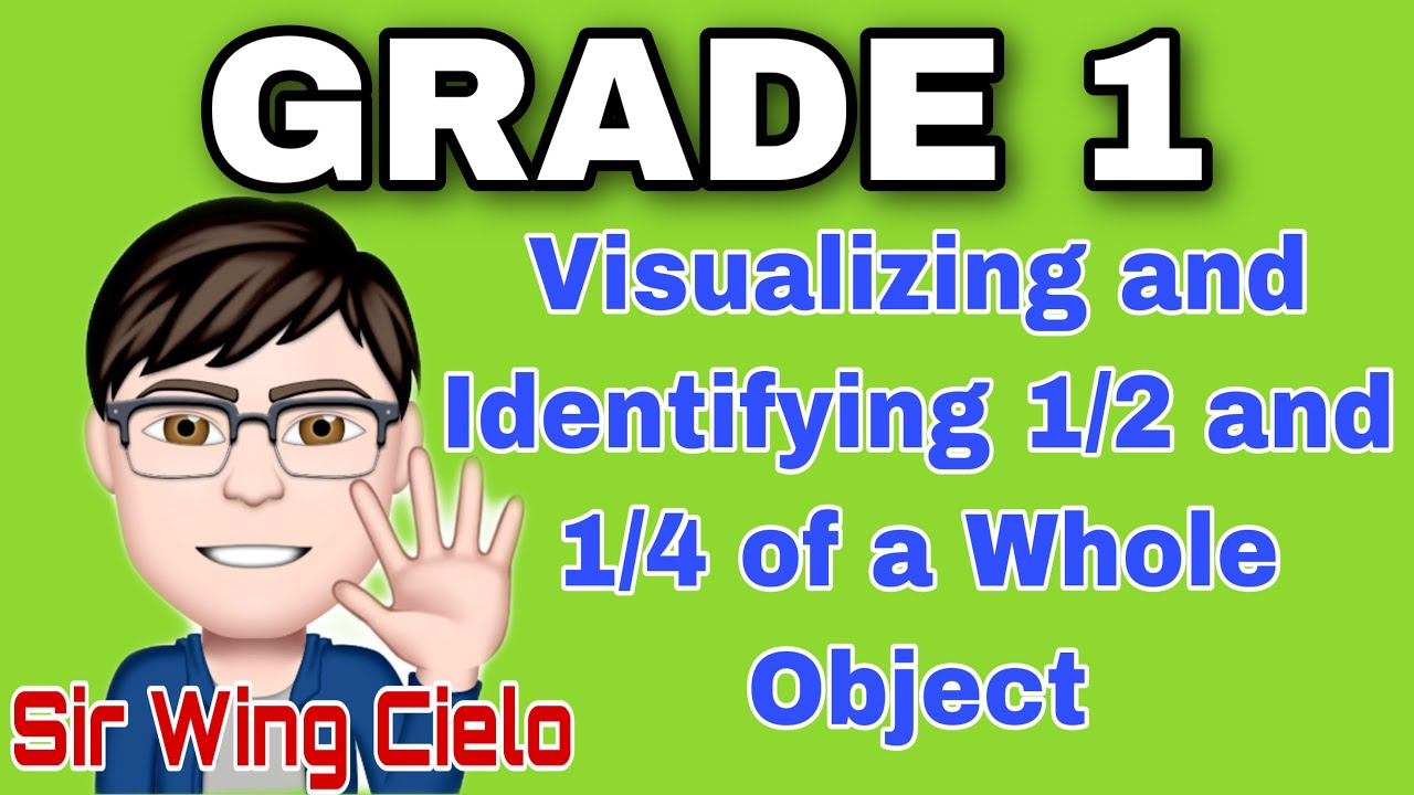 Visualizing and Identifying 1/2 and 1/4 of a Whole Object | Wing Cielo ...