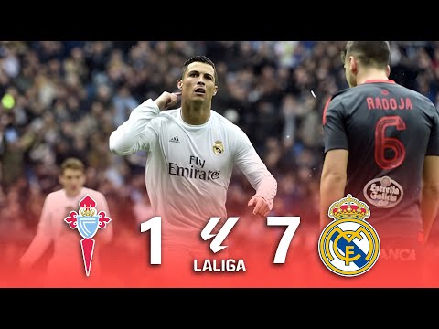 يوم غضب رونالدو سبور هاتريك أسطوري ريال مدريد 7 1 سيلتا فيغو لحظات لا ت نسى