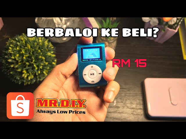 Digital MP3 Player (Mr.DIY/ Shopee) Ezra (Chinese) MP3 player - MALAYSIAN REVIEW class=