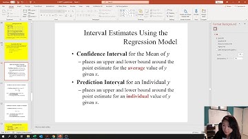 How to use Excel to calculate Confidence interval and prediciton interval for multiple regression mo