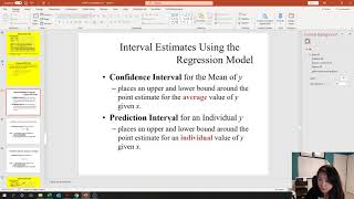 How to use Excel to calculate Confidence interval and prediciton interval for multiple regression mo