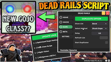 [🔥GOJO] New Dead Rails Script Free Gojo Class & Dupe || Roblox Script